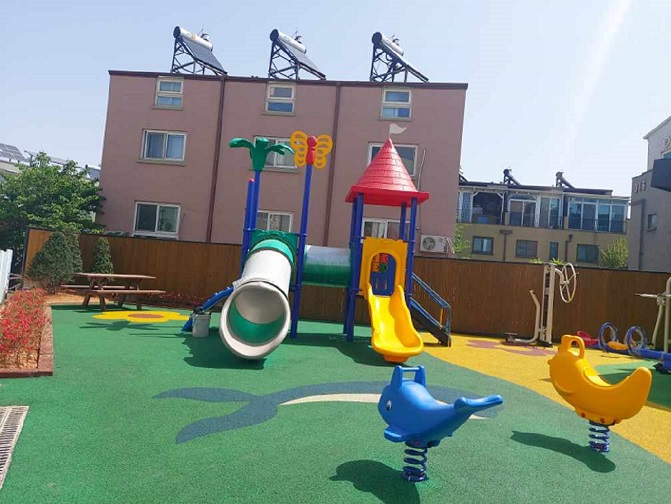 야당동 빌라 지역 내 어린이놀이터 설치 완료