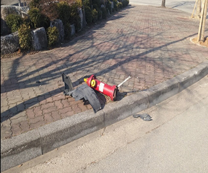 파주서방서, 소화전 파손에 골머리