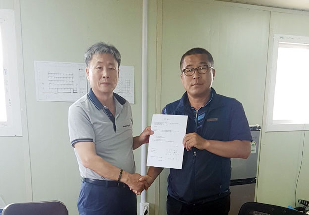 <속보>-한전 파주 신사옥 현장, 지역 건설장비 배차하기로...