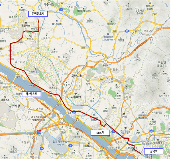 운정신도시~공덕역행 노선 3400번, 11월 중 개통