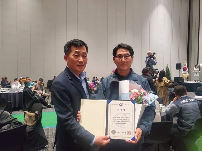 동서조경 조규빈 대표, 산림청장 표창 수상